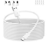 ACOCOBUY Cavo Micro USB 8m, Cavo USB per Mi 360° Home Security Camera 2K Pro, Mi 360° Home Security Camera 2K, Mi 360° Camera (1080p) USB a Micro USB Cavo di Ricarica per Telecamera di Sicurezza