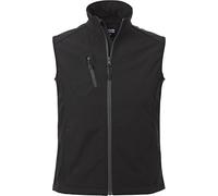 acode Uomo Soft Shell Gilet Senza Maniche 1506, XL, Nero, 1