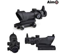 Acog 4x32 Scope Reticolo Illuminato Black Aim-o (ao5318-bk)