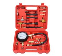 ACOGEDO 0 a 140 PSI Kit Tester Pressione Pompa Iniezione Iniettore Carburante Strumenti Tester Pressione Olio Gas Combustibile per Auto Moto Manometro Camion con Gomma AR Iniettore Carburante