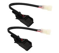 ACOGEDO 1 Paio di Ugelli Lavavetri Anteriori Riscaldati 6E0955986B, Durevoli e Anti-crepe, Robusti Sostituti per MK4 Cabrio Cabrio per la Sostituzione della Rondella Cordoba Applicabile Dal 2010