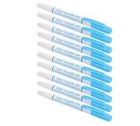 ACOGEDO 10 Pezzi Doppia Testa Penna Cancellabile con Acqua Pennarello per Tessuti Accessori per Strumenti di Sartoria La Penna Ad Acqua Blu Viene Utilizzata in è un'estremità della Testa della (BLUE)