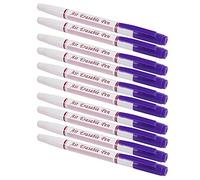 ACOGEDO 10 Pezzi Doppia Testa Penna Cancellabile con Acqua Pennarello per Tessuti Accessori per Strumenti di Sartoria La Penna Ad Acqua Blu Viene Utilizzata in è un'estremità della Testa della