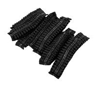 ACOGEDO 100 Pezzi Copri Auricolari Copri Auricolari Sanitari Elastici per la Maggior Parte delle Cuffie in Tessuto Diametro 11 a Monouso Monouso (BLACK)