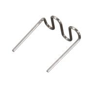 ACOGEDO 100 Pezzi Pretagliati 0,6 Mm-0,8 Mm in Acciaio Inossidabile 304 Piatto a Caldo per Strumento di Riparazione Saldatore di Plastica - Adatto per Cucitrice Universale di Plastica (#1)