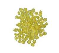 ACOGEDO 100 Pezzi Tazza per Allevamento di Api in Plastica Dai Colori Vivaci Tazza per Cella per Apicoltura per Apicoltore Giallo per l'Allevamento è Essen per di Api per Cella per Apicoltura Ape