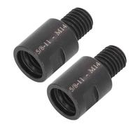 ACOGEDO 2 Pezzi Kit Adattatore Smerigliatrice Angolare Convertitore di Attacco Interfaccia Connettore Filettato Lucidatore Punta da Trapano Strumento di Collegamento Maschio a Femmina in Lega di