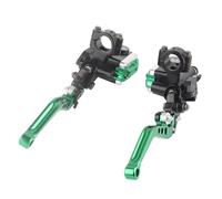 ACOGEDO 2 Pezzi Pompa Freno Pompa Freno Colorfast Adatta per Manubrio Moto da 22 Mm di Diametro, Leva Squisita, Leva Moto, Frizione