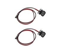 ACOGEDO 2 Set Luci per Auto RC Fari a LED Faretti Quadrati Ad Alta Luminosità per Staffa per Auto Cingolata RC 1/10 e Aumentare i 4 Movimenti Regolati con Design a Colori Bianco per