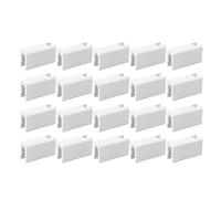 ACOGEDO 20 Pezzi Tipo 88 per Porte Scorrevoli e Finestre, Blocco di Arresto, Accessori Sicuri Anti-collisione in Plastica per la Sicurezza Domestica (Lungo 17-32 pollici)