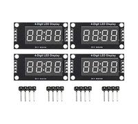 ACOGEDO 4 Set Modulo Display Tubo Digitale LED 4 Cifre 7 Segmenti 0 36 Pollici TM1637 Drive MRA110J il 0 36 Pollici Garantisce o Modulo Display Tubo Digitale a Cifre LED (Rosso MRA110G)