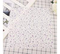ACOGEDO 7 Pezzi/set 100% Cotone Batik Tessuto Artigianale per Cucire per Fodera per Cuscino Portafoglio Fai da Te 2 Fiori a Colori e Robusto da 1 Panno di Cotone Lungo in Resistente Fai da Te 100%