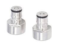 ACOGEDO Adattatore Accoppiatore per Fusto 5/8FPT Blocco A Sfera in Acciaio Inossidabile Kit di Conversione A Sgancio Rapido per Barile di Birra di Tipo A D S G Adatto Un Adattatore per Birra