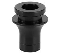 ACOGEDO Adattatore Universale per Fermo Cuffia Pomello M10x1,25 Universale per Veicoli con ManualeNero Il Pomello Inferiore del Progettato e Montato in Alto sulla Cuffia (Lega di Alluminio Nera)