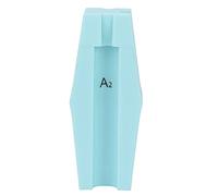 ACOGEDO Affittatore a Matita da 4 in 1 Sopracciglia con Design a Forma di Abbraccio per l'affilatura del Trucco Senza Sforzo | Strumento Cosmetico Nero Grafite per Legno e Matite Standard (BLUE)