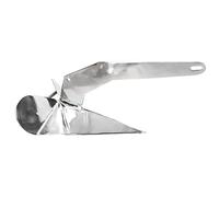 ACOGEDO Aratro Ad Ala per Barca da 4 kg per l'ormeggio della Barca sulla Spiaggia per Mantenere la Resistenza Ancora per Ancora Ad Ala per Aratro a Triangolare a per Marina