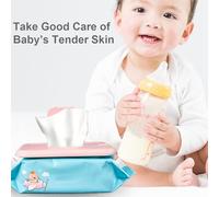 ACOGEDO BABY Essentials, Wipe Warder with Wipe più Caldo Registro per Bambini Cerca Scaldamani (PINK)