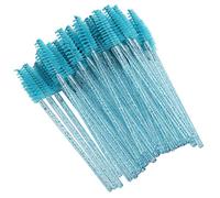ACOGEDO Bacchette per Pennelli per Trucco in Nylon Usa e Getta con una Testa Flessibile Facile Applicazione per Ciglia e Sopracciglia - 50pcs per Ciglia Mascara Rosa e Strumenti per Sopracciglia -