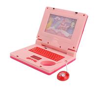 ACOGEDO Bambini Che Imparano Laptop con Display e Musica a LED | Giocattolo per Computer di Apprendimento Elettronico Elettronico Educativo con Topo Non Retrattabile | Design dei Cartoni Animati