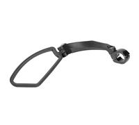 ACOGEDO Bicicletta Specchietto Retrovisore Manubrio Regolabile 360° (Left | Design riflettente la luce, telaio in plastica ad alta resistenza, montaggio a clip rapida