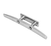 ACOGEDO Bitta da Pontile Bitta da Ponte da Ponte da 10 Pollici in Acciaio Inossidabile Accessori per Ormeggio per Barca da Pontile Piatta Bassa da 10 Pollici Porta Corda da a 2 Fori Fissare l'Acciaio