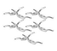 ACOGEDO Bitte per Corda per Barca in Acciaio Inossidabile da 2 Pollici Gancio per Asta della Bandiera Bitte per Corda con Vite di Montaggio Grazie Alla Adatta Soffiata Dal per Evitare Rotture