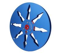 ACOGEDO Bobina di Nastro Vuota 1/4 7 Pollici Registrazione Lega di Alluminio a 8 Fori per Parti di Macchine di Apertura ReVox Blu per Nastro con Questo su TAPE FOR SOUND Vuoto Bobina un Uso di (BLUE)