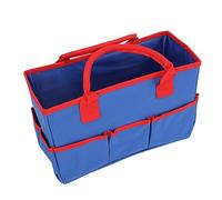 ACOGEDO Borsa di Stock di Insegnamento di Grande capacità con Manici - Borsa Organizza Artigianato Pieghevole con Tasche Multiple per Cartoleria per Insegnanti, Forniture d'arte, Libri e Trucco