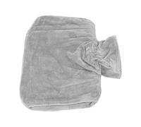 ACOGEDO Bottiglia di Acqua Calda a Grande capacità con Tappo di Iniezione Staccabile e Copertura Grigio Morbido per Sollievo Dal Dolore e Calore Prolungato - Sacchetto d'Acqua in PVC 1500 Ml