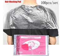 ACOGEDO Capite di Taglio dei Capelli Usa e Getta 100pcs - Grembiule per Salone per Capelli Impermeabili per Uso Professionale e Domestico, Versatile per Taglio di, Tintura e Colorazione (Colore