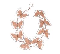 ACOGEDO Catenella da Pioggia a Farfalla, in Metallo, per Esterni, Decorativo, da Appendere, per Drenaggio, Raccoglitore di Pioggia, Melody per la casa per la Delicatezza della Catena a Farfalla.