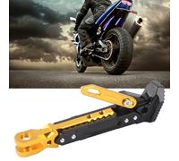 ACOGEDO Cavalletto per Moto per Scooter e Bici Elettriche - Cavalletto Laterale in Lega di Alluminio Antiruggine con Piedino Filettato Antiscivolo - Rosso (GOLD)