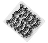 ACOGEDO Ciglia a Mano 6D Spesse 6D - Pacchetto di Ciglia in Fibra di Estensione Lunga Riutilizzabile - 5 Paia di Leggero e dall'aspetto Naturale per Tutte le Occasioni (GL703)