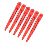 ACOGEDO Clamp/Holder di Acconciatura Efficienti per Saloni - Clamp/Holder di Sezionamento del Abbraccio 6 Pacchetti per il Perno e Tintura per i Capelli - Design Leggero e Resistente Alla Ruggine