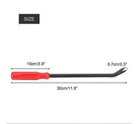 ACOGEDO Clamp/Holder per Rivestimento Portiera Auto, Pannello per Rimozione Vetro, Estrattore per Rimozione Tappezzeria, per Fissare lo Strumento a Leva 300 Mm, Utilizza Strumento Metallico Non