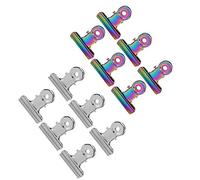 ACOGEDO Clamp/Holder per Unghie Multifunzionale Clamp/Holder 12pc Set per Estensione delle Dita e di Carta in in Colori Vivaci - per il Salone per Unghie e l'uso Domestico