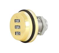 ACOGEDO Codice Meccanico Password a 3 Cifre Cassetta Postale Serratura per Armadietto Lega di qualità in Lega di Zinco con 3 Cifre Lunghe e Impostate per Password di Servizio 1000 LockCabinet (20MM)