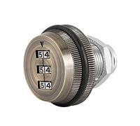 ACOGEDO Codice Meccanico Password a 3 Cifre Cassetta Postale Serratura per Armadietto Lega di qualità in Lega di Zinco con 3 Cifre Lunghe e Impostate per Password di Servizio 1000 LockCabinet (20MM)