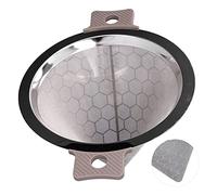 ACOGEDO Colino a ConoFiltro per TèInfusore per TèColino da TèColino da caffè a ConoColino da tè a Forma di Cono Colino Piccolo in Acciaio Inossidabile a Doppio Orecchio per caffè o Foglie di tè Al