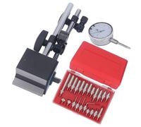 ACOGEDO Comparatore con Supporto Base Magnetica Fine 0-1 Pollici Il Set di Ispezione della Precisione del Punto Professionale Include un Comodo Quadrante con Ispezione della Precisione del Punto