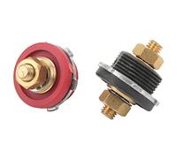 ACOGEDO Connettore Terminale per Batteria a 2 Pacchetti 2 Pacchetti Pesanti per Auto, e Yacht-3/8 Pollici di Sid-giunzione Negativa 3/8 Pollici Positivo per le Prestazioni Affidabili