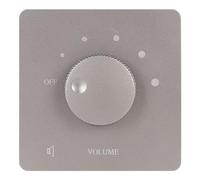 ACOGEDO Controllo del Volume 50 W con 5 Ingranaggi Manopola per la Messa a Punto per Altoparlanti per la Casa - Materiale per PC Ritardanti di Fiamma, Cablaggio Facile, Design a Pannello (GRAY)