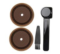 ACOGEDO Coperchio per Capsula di caffè Riutilizzabile Coperchio Resiliente in Gel per Uso Alimentare con Cucchiaio a Pennello per Cialde di caffè Pro per Replicare l'estratto per Capsula di