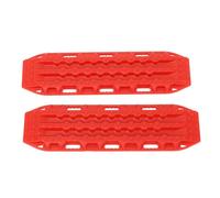 ACOGEDO Coppia da Sabbia RC - Rampe di Recupero Antiscivolo per Auto Cingolata SCX24 /24, Plastica, Design Elegante Arancione (rosso)