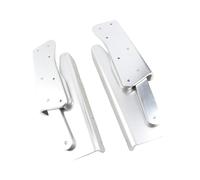 ACOGEDO Coppia di Cerniere per Sedili Pieghevoli per Barche, Lega di Alluminio Resistente, Anodizzata, Anti-pizzicamento, per Yacht, la Lega del Sedile per Barche Marine è Tagliata 8 Mm, Cerniera