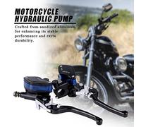 ACOGEDO Coppia di Leve del Cilindro Principale della Frizione della Pompa Freno Idraulica per Moto 22 Mm, Regolabili in Titanio Anodizzato per il Mercato Aftermarket Artigianale e Principale, Che