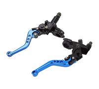 ACOGEDO Coppia Leve Freno e Leve Moto con Sostituzione del Serbatoio della Pompa Idraulica Compatibile con Manubrio da 22 Mm (BLUE)