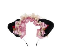 ACOGEDO Copricapo con Orecchie di Gatto con Fiocco in nastro. Accessorio per Capelli con Fascia Carina per Bambini e Adulti (#16)