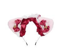 ACOGEDO Copricapo con Orecchie di Gatto con Fiocco in nastro. Accessorio per Capelli con Fascia Carina per Bambini e Adulti (#8)