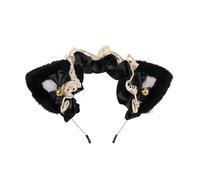 ACOGEDO Copricapo con Orecchie di Gatto con Fiocco in nastro. Accessorio per Capelli con Fascia Carina per Bambini e Adulti (#12)